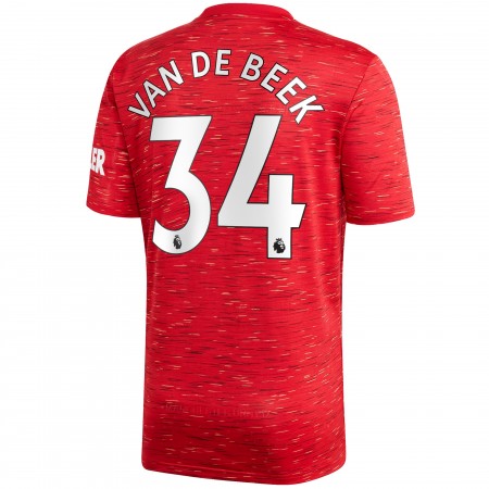 Billiga Fotbollströjor Manchester United Donny van de Beek 34 Hemma tröja 2020/21 Kortärmad